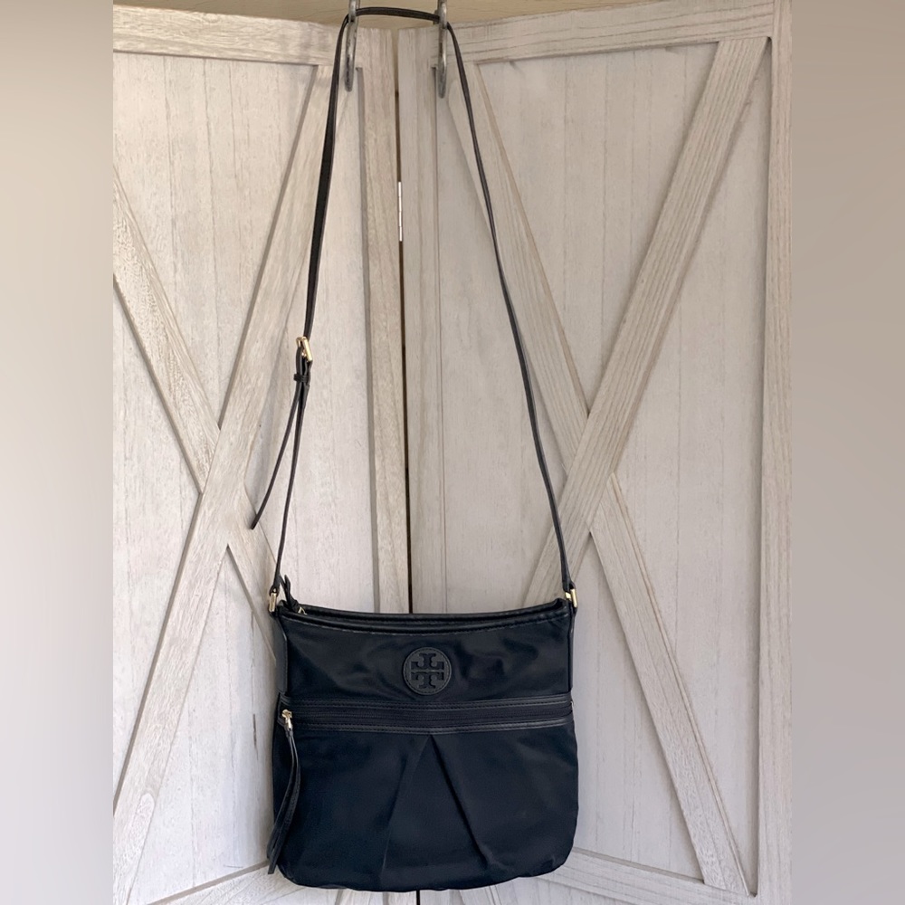 Tory Burch Black Crossbody Neoprene Bag